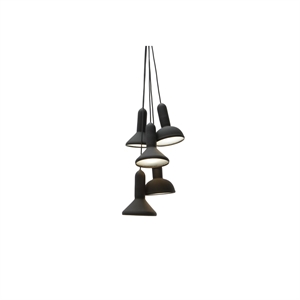 Established & Sons TORCH LIGHT BUNCH S5 Hanglamp H140 Zwart