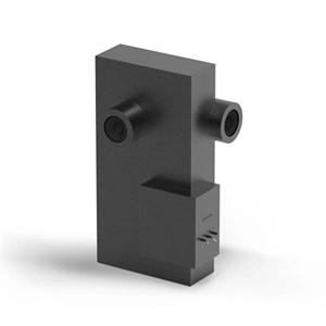 Doorzichtig Brutalistische Sculptuur Luidspreker Zwart