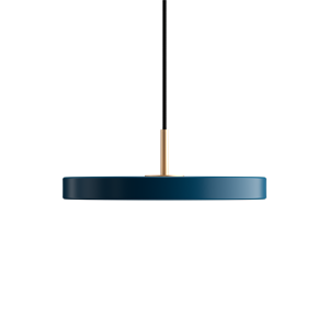 Umage Asteria Mini Hanglamp Petroleum Blauw met Messing Top
