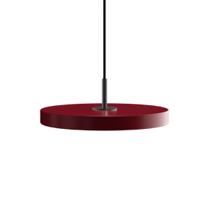 Umage Asteria Plus Mini Hanglamp Robijnrood/ Zwart