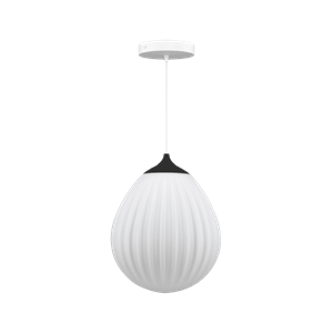 Umage Around The World Hanglamp Medium Zwart/ Wit