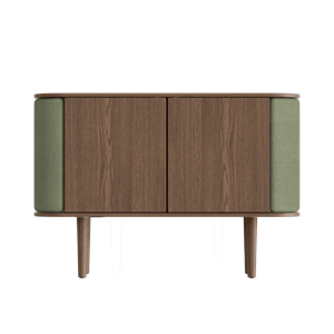 Umage Treasures Kast met 2 Deuren, Donker Eiken/ochtendweiden