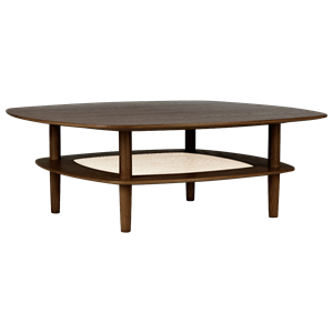 Umage Together Smooth Square 100 salontafel laag donker eiken