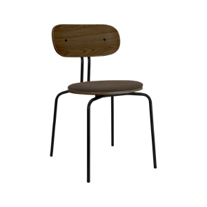 Umage Curious Eetkamerstoel Gerookt Eiken/ Zwart/Mokka