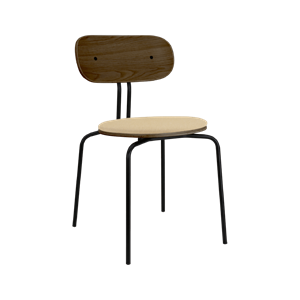 Umage Curious Eetkamerstoel Gerookt eiken/Zwart/ Summer Shine