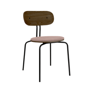 Umage Curious Eetkamerstoel Gerookt Eiken/ Zwart/steenroze