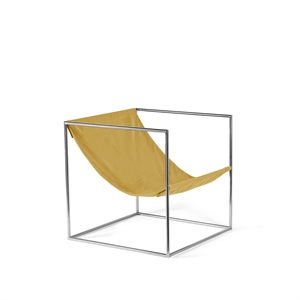 Valerie Object Solo Seat Fauteuil Roestvrij Staal/ Geel