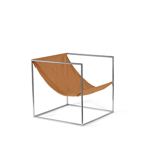 Valerie Object Solo Seat Fauteuil Roestvrij Staal/ Roze