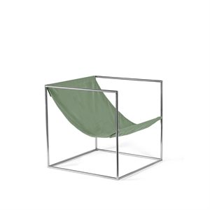 Valerie Object Solo Seat Fauteuil Roestvrij Staal/ Groen
