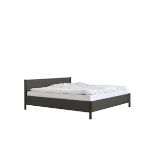 RYE Veng Bedframe 180x200 Donkergrijs/Gerookt Eiken