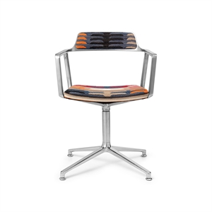 Vipp 452 Draaistoel Guesthouse Edition Todos Santos Mexico Jacquard Stof/ Aluminium