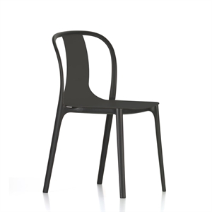 Vitra Belleville Outdoor Chair M. Kunststof Kuip Zwart