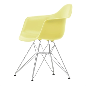 Vitra Eames Plastic RE DAR Eetkamerstoel Citroen/ Chroom