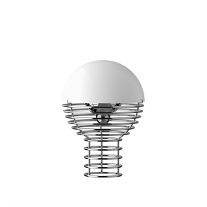 Verner Panton Wire Draagbare Lamp Wit